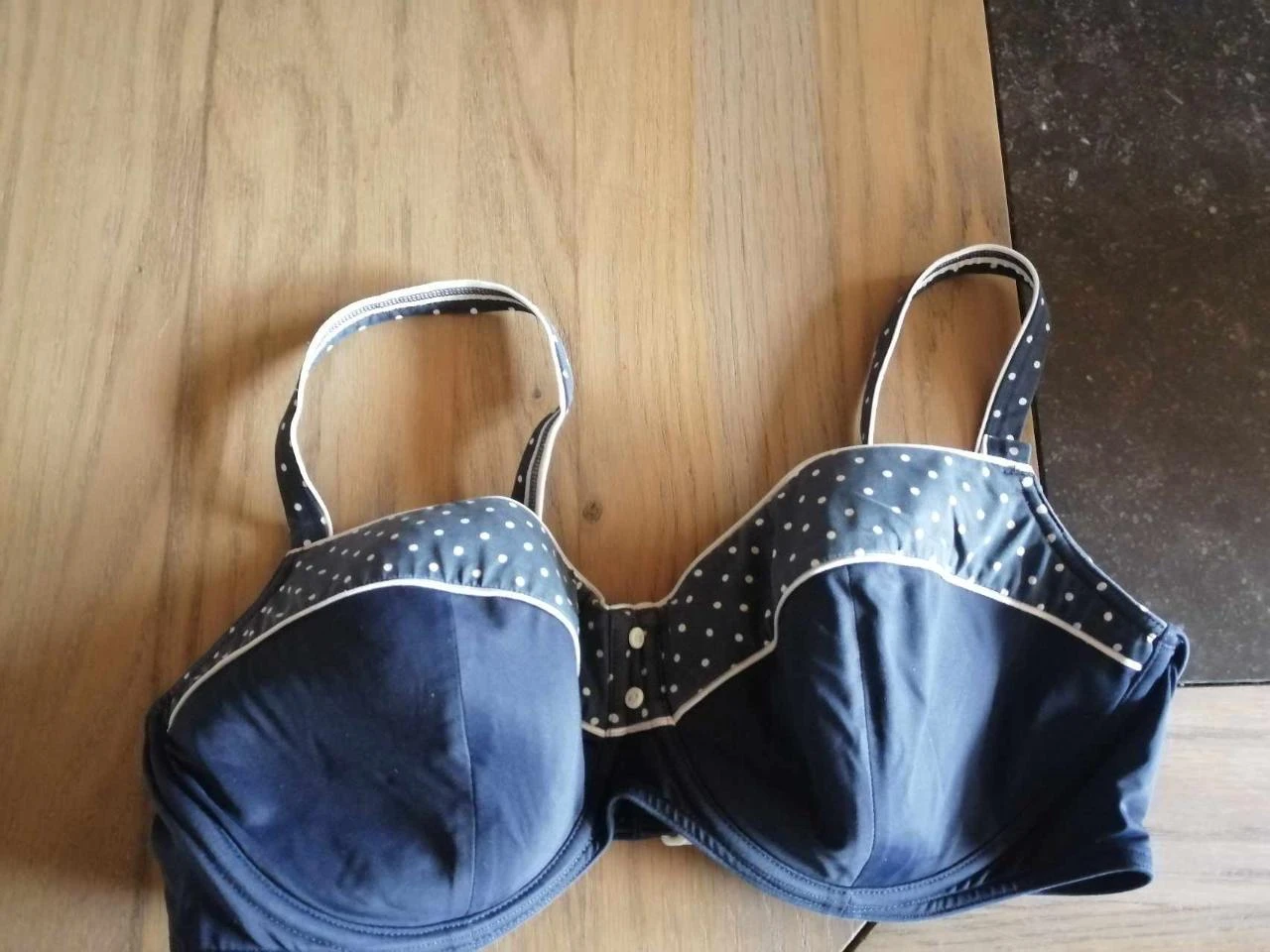 bikini blauw merk prima donna swim - 80c - broekje 42